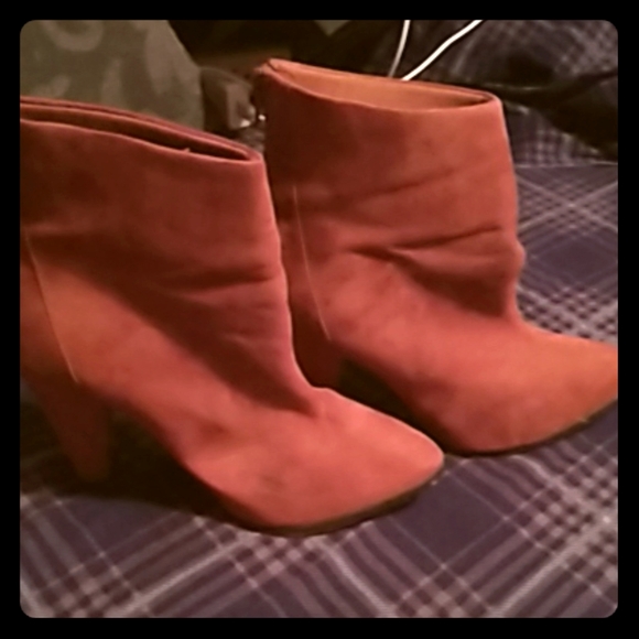Brown Heeled Boots - Picture 1 of 1